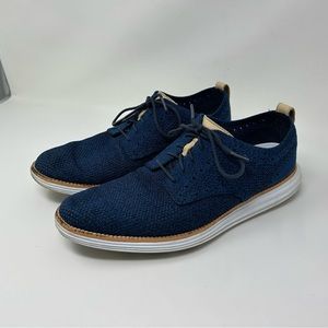 Cole Haan OriginalGrand Blue Wingtip Oxford Shoes Men's Size 10M